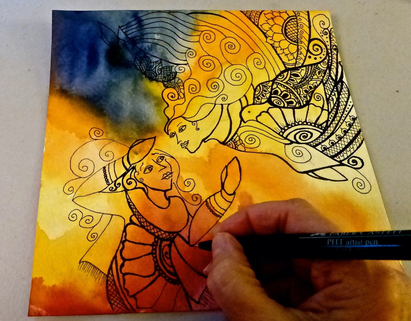 The Annunciation – Mehndi Style